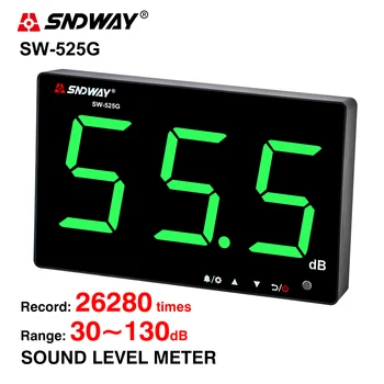 Прибор для измерения шума SNDWAY, измеритель дб 30 ~ 130дБ, Мини аудио, Измеритель уровня звука, Децибеловый монитор