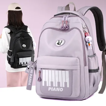 Простой рюкзак контрастного цвета для студентов мужского и женского пола, школьная сумка большой емкости, модная дорожная сумка