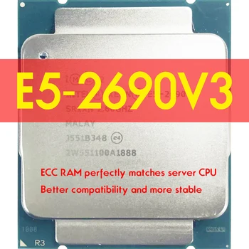 Процессор Xeon E5 2690 V3 SR1XN 2,6 ГГц 30 МБ Сокет LGA 2011-3 CPU E5 2690V3 HUANANZHI X99 F8 Материнская Плата Для комплекта Intel xeon