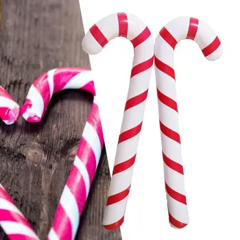 Рождественская трость в стиле леденца на палочке Быстро надувается, легкий надувной Рождественский воздушный шар, украшения, подарок на день рождения
