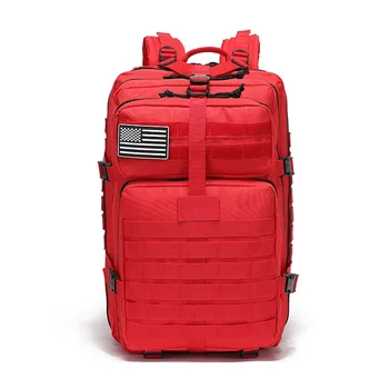 Рюкзак 3P, тактический рюкзак для альпинизма и треккинга, походная сумка для альпинизма на открытом воздухе, красный