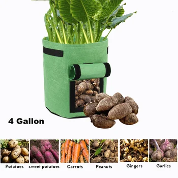 Сеялка для выращивания картофеля своими руками из нетканого материала, сумка для выращивания помидоров, контейнер для посадки овощей, садовый горшок для утолщения овощей