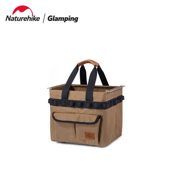 Складная корзина Naturehike для хранения аксессуаров для кемпинга и пикника, сумка для хранения снаряжения для путешествий на открытом воздухе, переносная сумка для мелочей