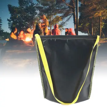 Сумка из огнеупорной ткани для пикника на открытом воздухе, Огнестойкая портативная сумка для угля для кемпинга