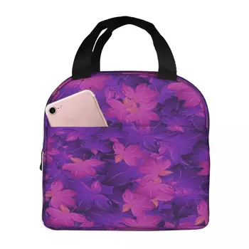 Термоохладитель Purple Leaves, ланч-бокс, сумка для работы, сумка для пикника, Переносная сумка для автомобильного холодильника Bolsa
