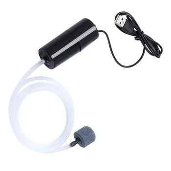 Увеличивающий количество кислорода насос USB портативные аквариумные рыбки принадлежности для аквариума маленький кислородный насос ультра-тихий аэратор для рыбалки