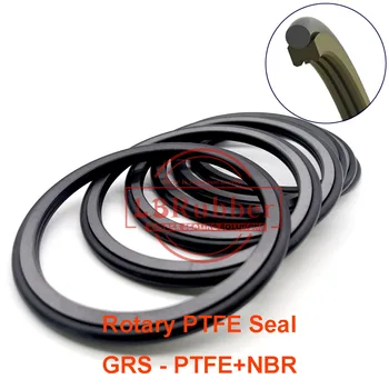 Уплотнение стержня GRS High T = 4,2 мм PTFE + NBR oring TG кольца Поворотное Glyd кольцо Поворотное компактное OED