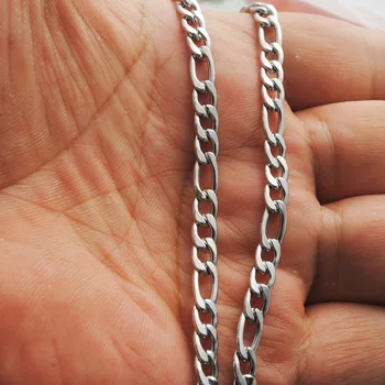 Цепочка из нержавеющей стали diy аксессуары ожерелье 3-1nk цепочка мужское ожерелье оптом