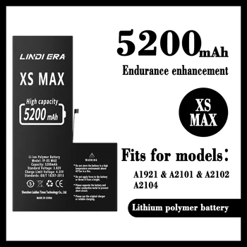 аккумулятор для iPhone XS MAX, XSMAX, 5200 мАч